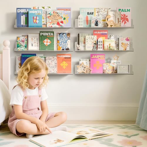 15" x 4" Acrylic Shelves for Wall Storage and Organizer (15x4")