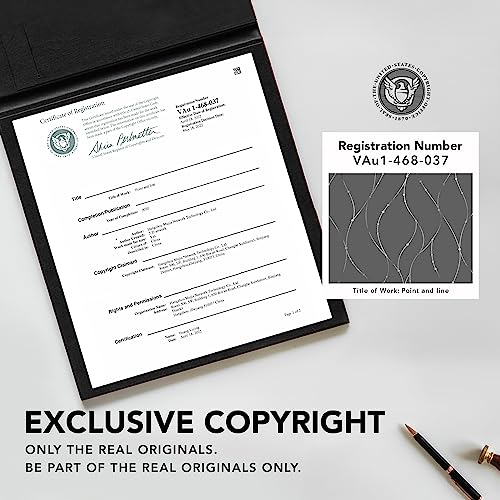 Living Room Curtains 54 Inches Long (Light Grey/Wave Dots / 42"W x 54"L (Pack of 2))