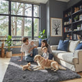 4x6 Area Rugs for Bedroom (Dark Grey / 4' x 6' (Rectangular))