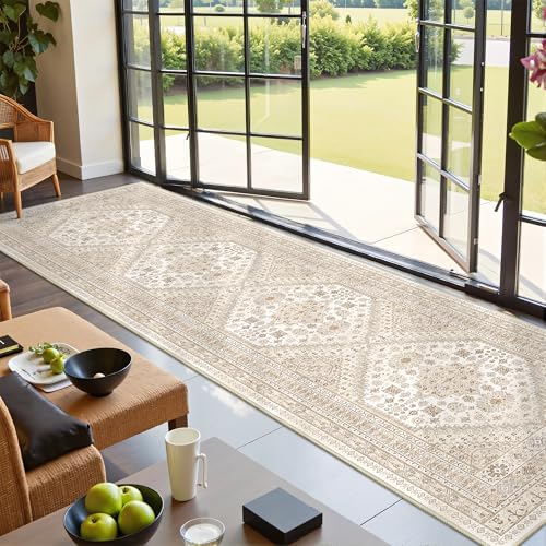 Runner Rug 2x10 (Cream/Beige / 2' x 10' (Runner))