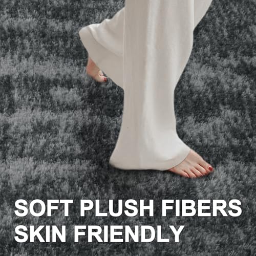 9x12 Ft Extra Large Shag Rugs for Living Room (Ff Grey 5sm02 / 9' X 12' (Rectangular))
