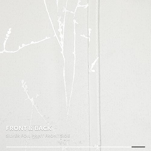 Living Room Curtains 72 Inches Long (Pure White/Tree Branch / 42"W x 72"L (Pack of 2))
