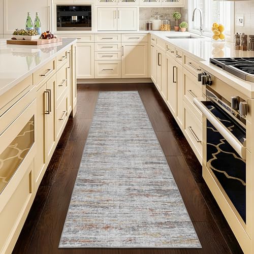 Kitchen Runner Rug 2.5x8 Runners for Hallways (Multi Color / 2'6" x 8' (Runner))