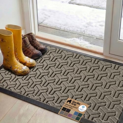 WeatherMAX Door Mat (Slate Geometric / 47" x 35")