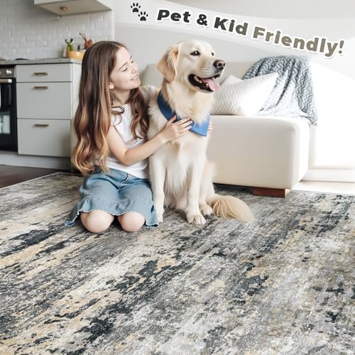 Area Rugs 8x10 for Living Room (Blackgreybrown / 8' x 10' (Rectangular))