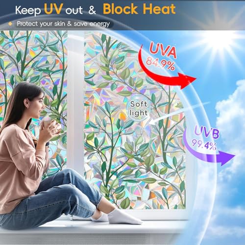 Rainbow Privacy Film with Cutting Line (Rainbow 2.0 / 47.2 Inch * 78.74 Inch)