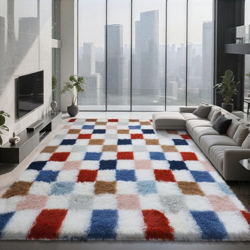 Large Shag Area Rug for Bedroom Living Room