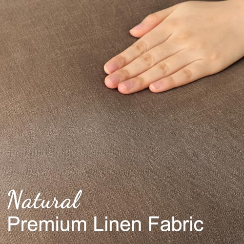 Fall Light Brown Linen Throw Pillow Covers 12x20 Set of 2 (Light Brown / 20" x 12" (Pack of 2))