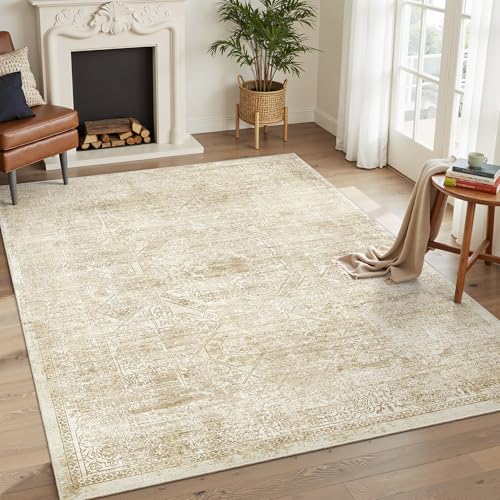 5x7 Area Rugs Beige (Beige/Ivory / 5' x 7' (Rectangular))