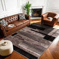 3x5 Washable Area Rugs for Living Room and Bedroom (Chocolate / 3' x 5' (Rectangular))