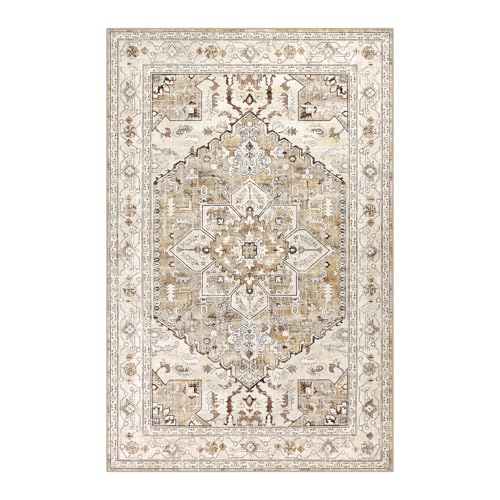 Area Rug 8x10 (8' x 10' / Beige Brown)