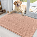 Dog Door Mat for Muddy Paws 35x24 (Peach / 35" X 24")