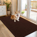 Dog Door Mat for Muddy Paws 54x32 (Brown / 54" X 32")