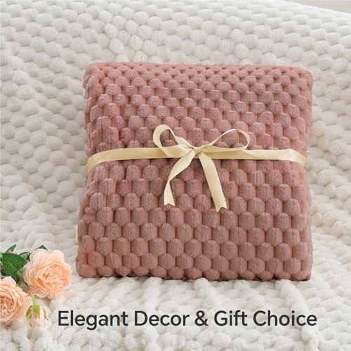 Dusty Pink Twin Blanket for Couch (Dusty Pink / Twin(60"x80"))