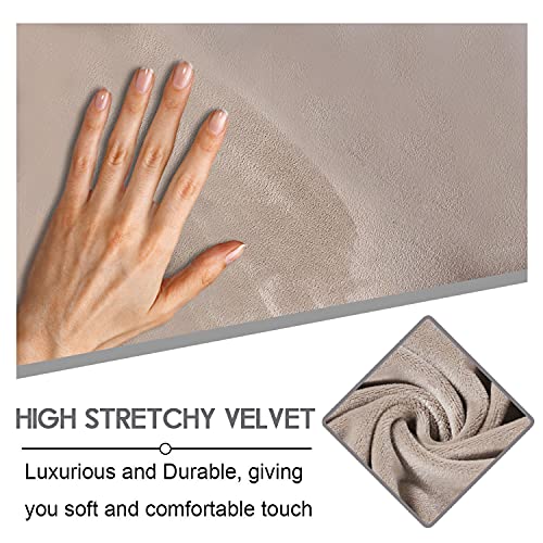 Reclining Love Seat Slipcover (Taupe)
