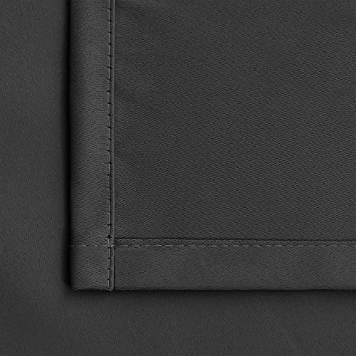 Blackout Curtains (Dark Grey / 52"W x 84"L (Pack of 2))
