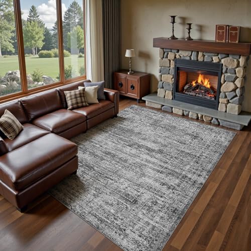 10x14 Area Rug Living Room Rugs (Dark Gray / 10' x 14' (Rectangular))