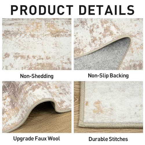 9x12 Area Rugs for Living Room (Beige Grey / 9' x 12' (Rectangular))