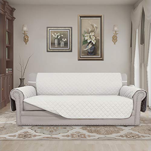 Reversible Couch Cover (Ivory/Ivory / X-Large Sofa)