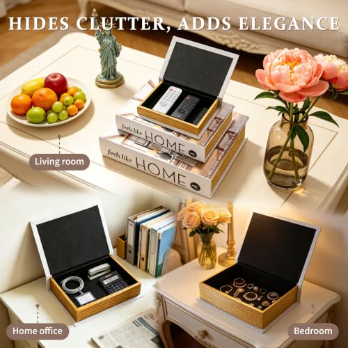 Decorative Book Boxes Set of 3 (Home)
