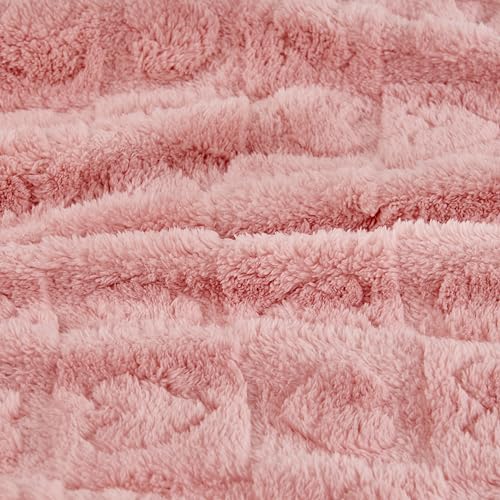 Heart Baby Blanket (01 Dark Pink / 30"x40")