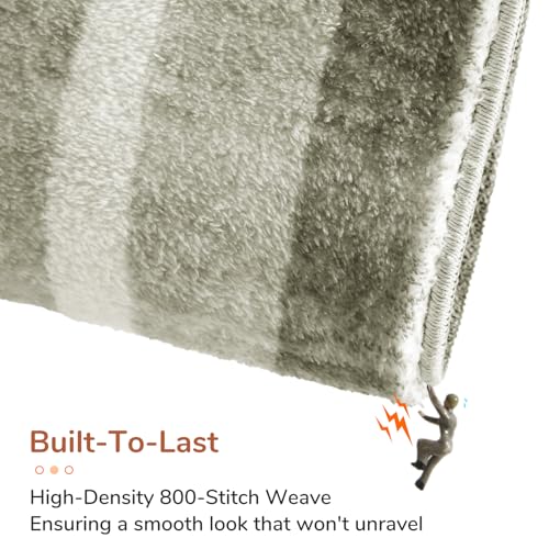 Soft Area Rugs 5x7 (5' x 7' (Rectangular) / Border Brown)