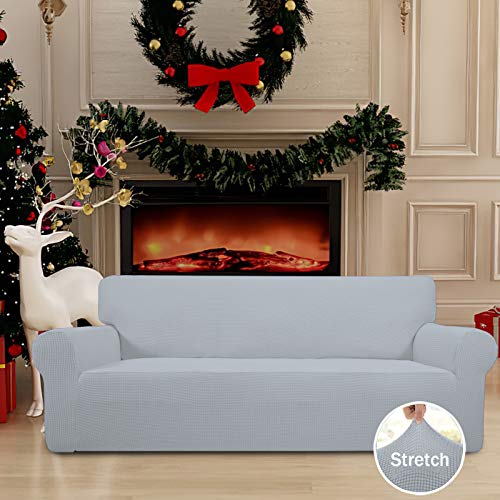 Stretch Couch Covers for Sofa Washable Large Silver Gray (Large Sofa / Silver Gray)