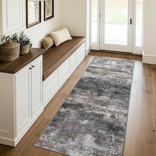 2x5 Runner Rug for Hallway (Dark Grey / 2' x 5' (Rectangular))