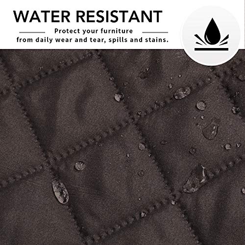 Reversible L Shape Sectional Couch Cover (Small / Chocolate/Chocolate)