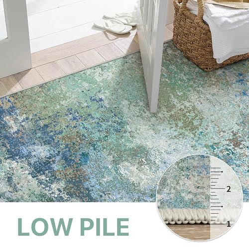 8x10 Area Rugs for Bedroom (Aquamarine/Blue Green / 8' x 10' (Rectangular))