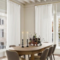 Beige White Pinch Pleat Semi Sheer Linen Curtain W70xL90 1 Panel (Beige White / 70"W x 90"L (Pack of 1))
