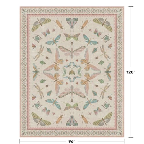 Cute Rugs for Bedroom Girls (8' x 10' (Rectangular) / Beige Pink)