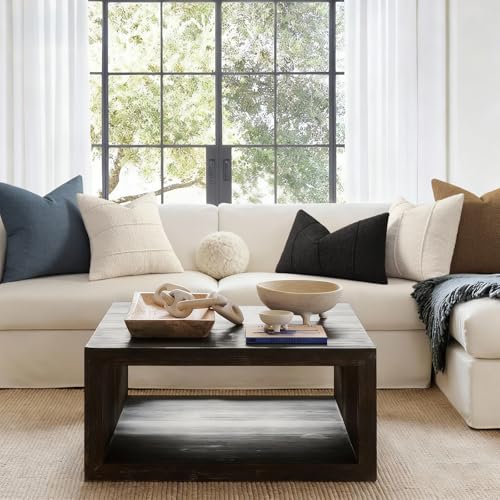 Textured Boucle Throw Pillow Covers 12x20 Pack of 2 (Beige / 20" x 12" (Pack of 2))