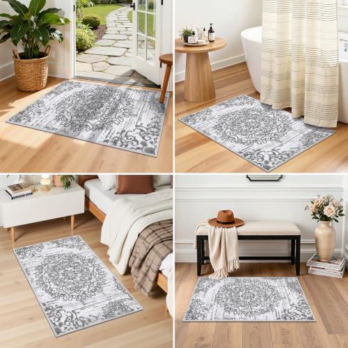 HEBE Indoor Door Mat 2'x3' (Grey / 2' x 3' (Rectangular))