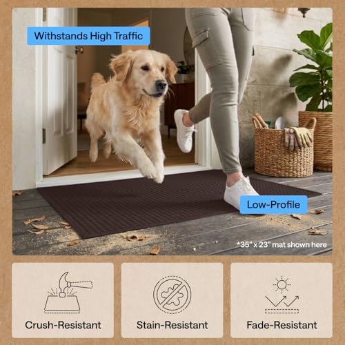 HydroABSORB Door Mat for Indoor Outdoor Use (Coffee / 72" X 24")
