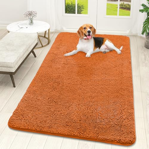 Dog Door Mat for Muddy Paws 59x32 (Clay / 59" X 32")