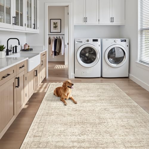 3x5 Rugs Non Slip (Beige / 3' x 5' (Rectangular))