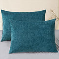 Decorative Standard Throw Pillow Covers 26 X 20 Inches Ocean Blue (26" x 20" (Pack of 2) / Ocean Blue)