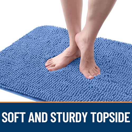 Dog Door Mat for Muddy Paws 40x32 (Cornflower Blue / 40" X 32")
