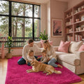 4x6 Area Rugs for Bedroom (Hot Pink / 4' x 6' (Rectangular))