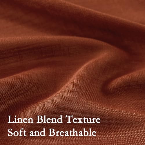 Bohemian Macrame Curtains 84 Inches Long for Living Room (Z-terracotta / 50"W x 84"L (Pack of 2))