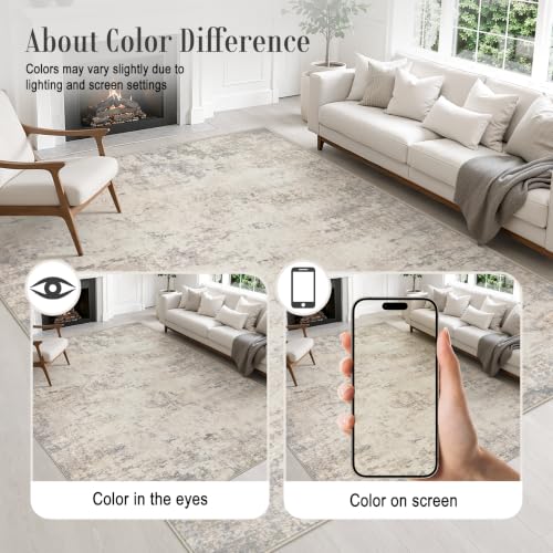 10x12 Area Rug Living Room (Grey Beige Brown / 10' x 12' (Rectangular))