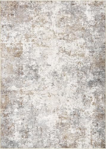 9x13 Area Rug Living Room Rugs Washable Neutral Brown Grey Carpet (Brown Grey / 9' x 13' (Rectangular))