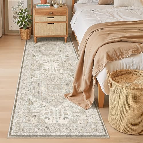 Hallway Runner 3x8 (Ivory/Brown / 3' x 8' (Runner))