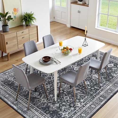 8x10 Area Rugs for Living Room (Black / 8' X 10' (Rectangular))