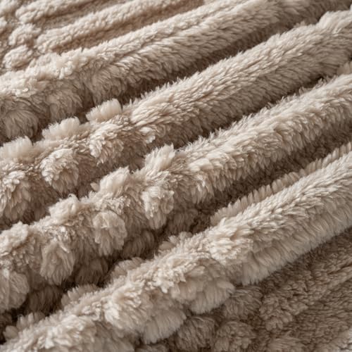 90x104 Inch Brown King Size Blanket (Light Brown / King(90x104))