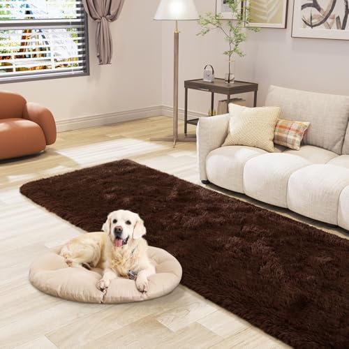 2x8 Runner Rugs for Hallway (Brown / 2' x 8' (Runner))