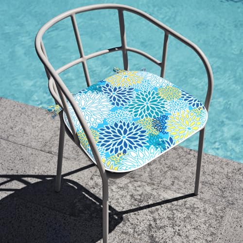 Outdoor Chair Cushions Set of 2 (2 Count / Dahlia Blue)