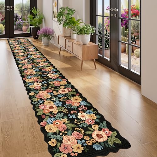 2x14 Hallway Runner Rug (Black (Big) / 2' x 14' (Rectangular))