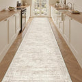 3x16 Runner Rug Non Slip (Beige/Ivory / 3' x 16' (Runner))